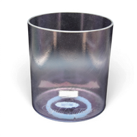 Crystal Tones 6" Violet Aura Gold Singing Bowl (A#4-20)