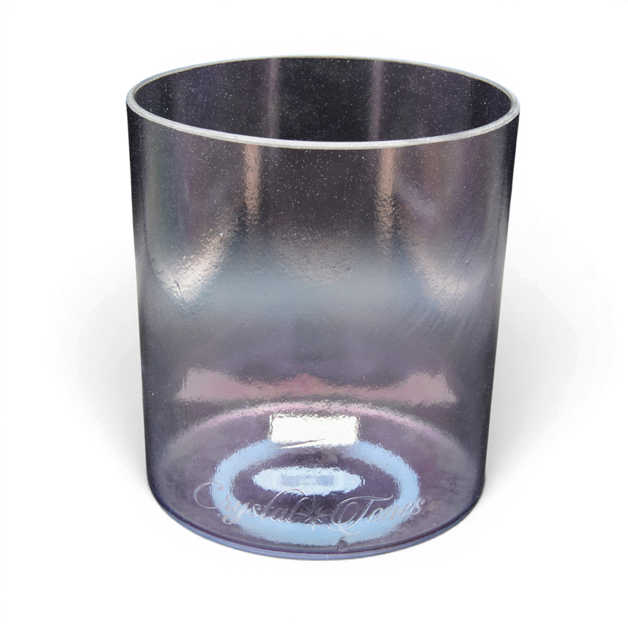 Crystal Tones 6" Violet Aura Gold Singing Bowl (A#4-20)