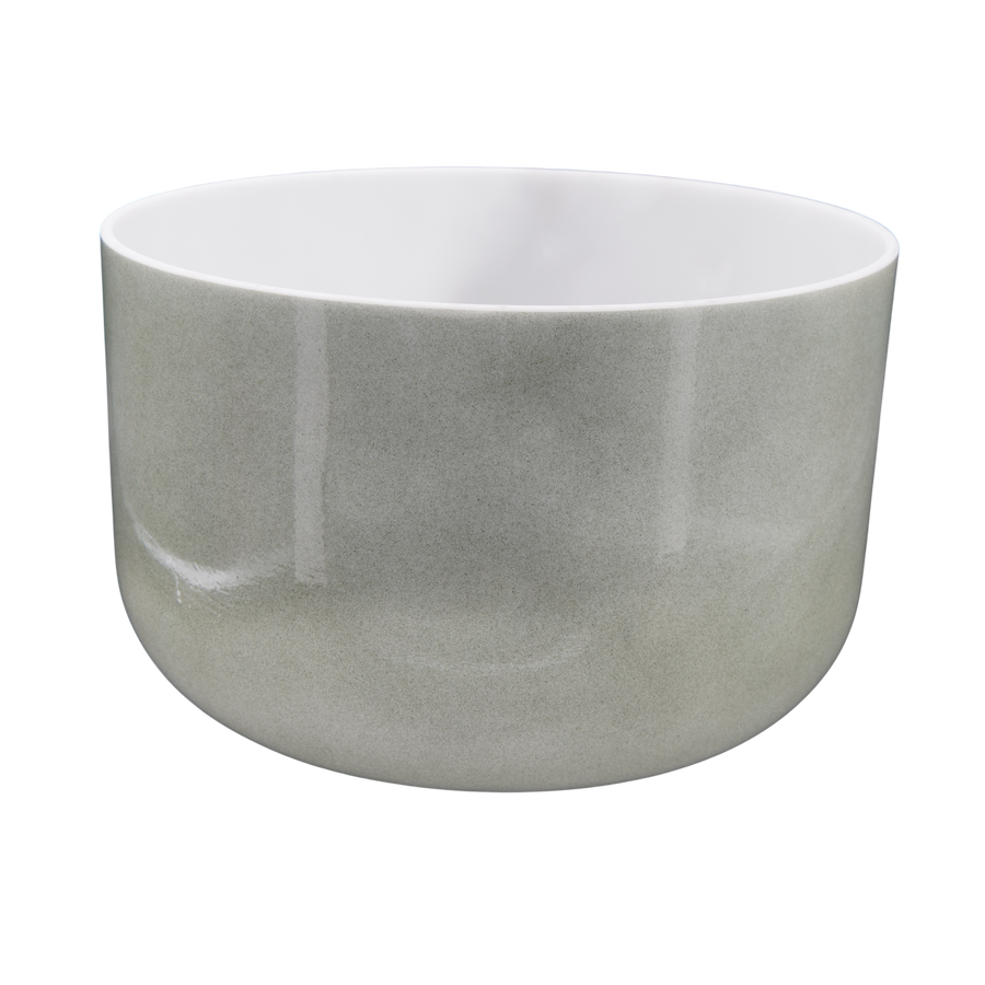Crystal Tones 10" Sage Forest Gold Quartz Crystal Singing Bowl (A3+15)