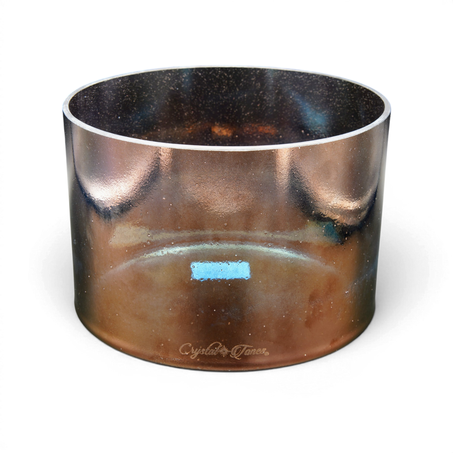 Crystal Tones 7" Tibetan Quartz Copper Singing Bowl (F4+40)
