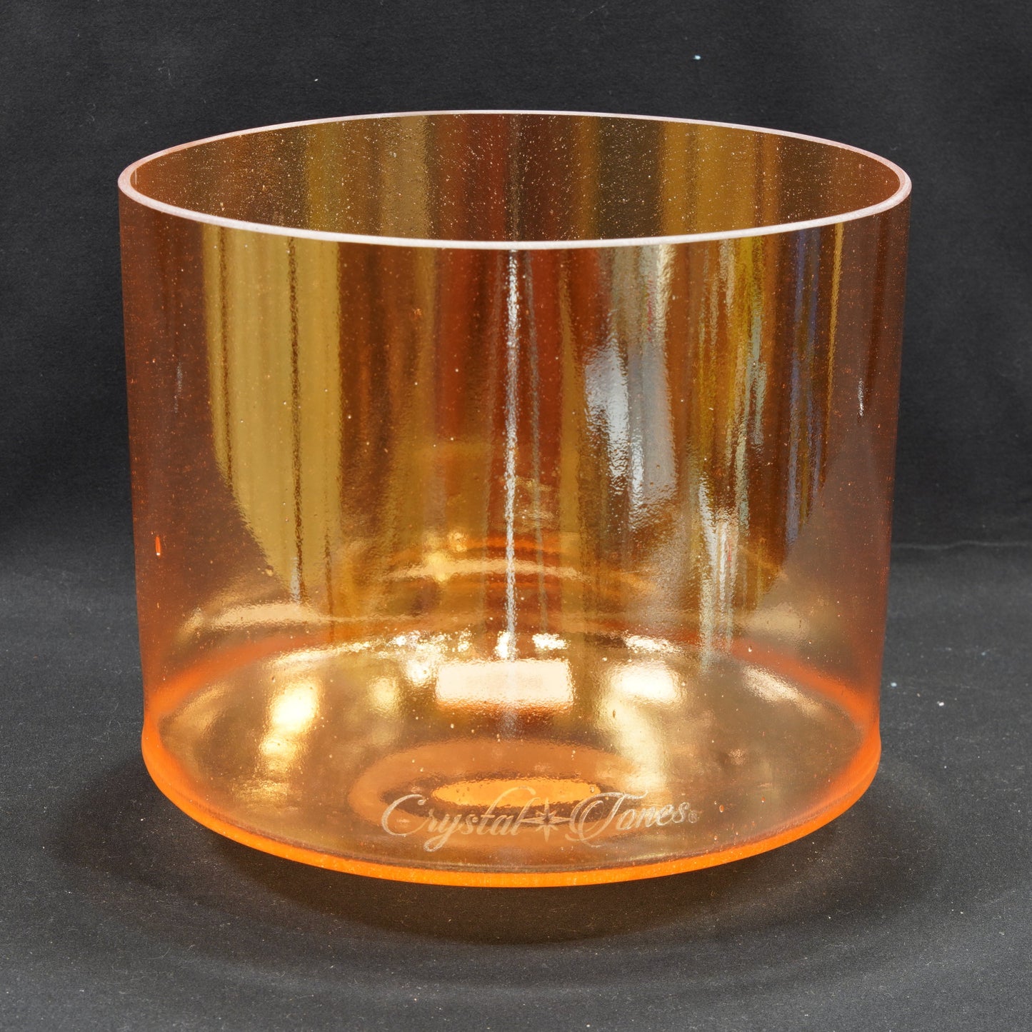 Crystal Tones 8" Grandmother Clear Crystal Singing Bowl (A+40)
