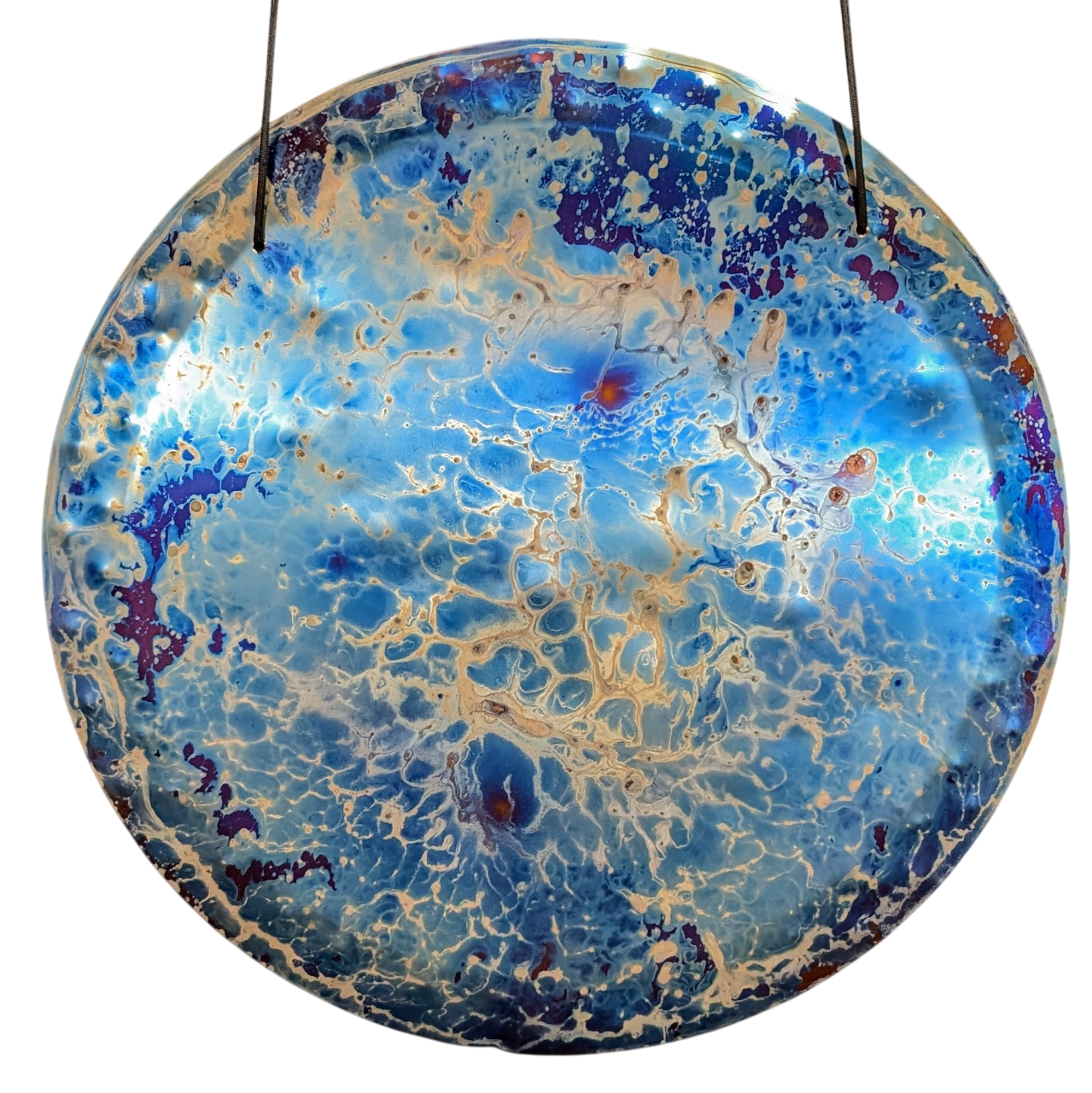 Grotta Sonora 19" Titanium Blue Cosmo Handheld Gong