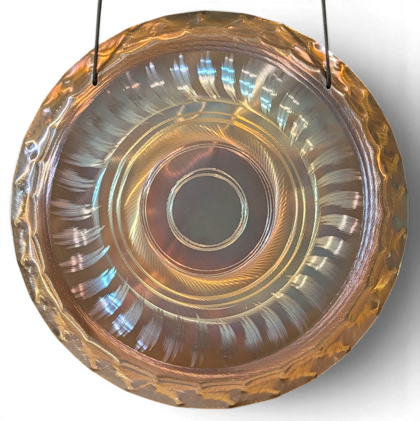 Grotta Sonora 15" Nickel Silver Handheld Gong