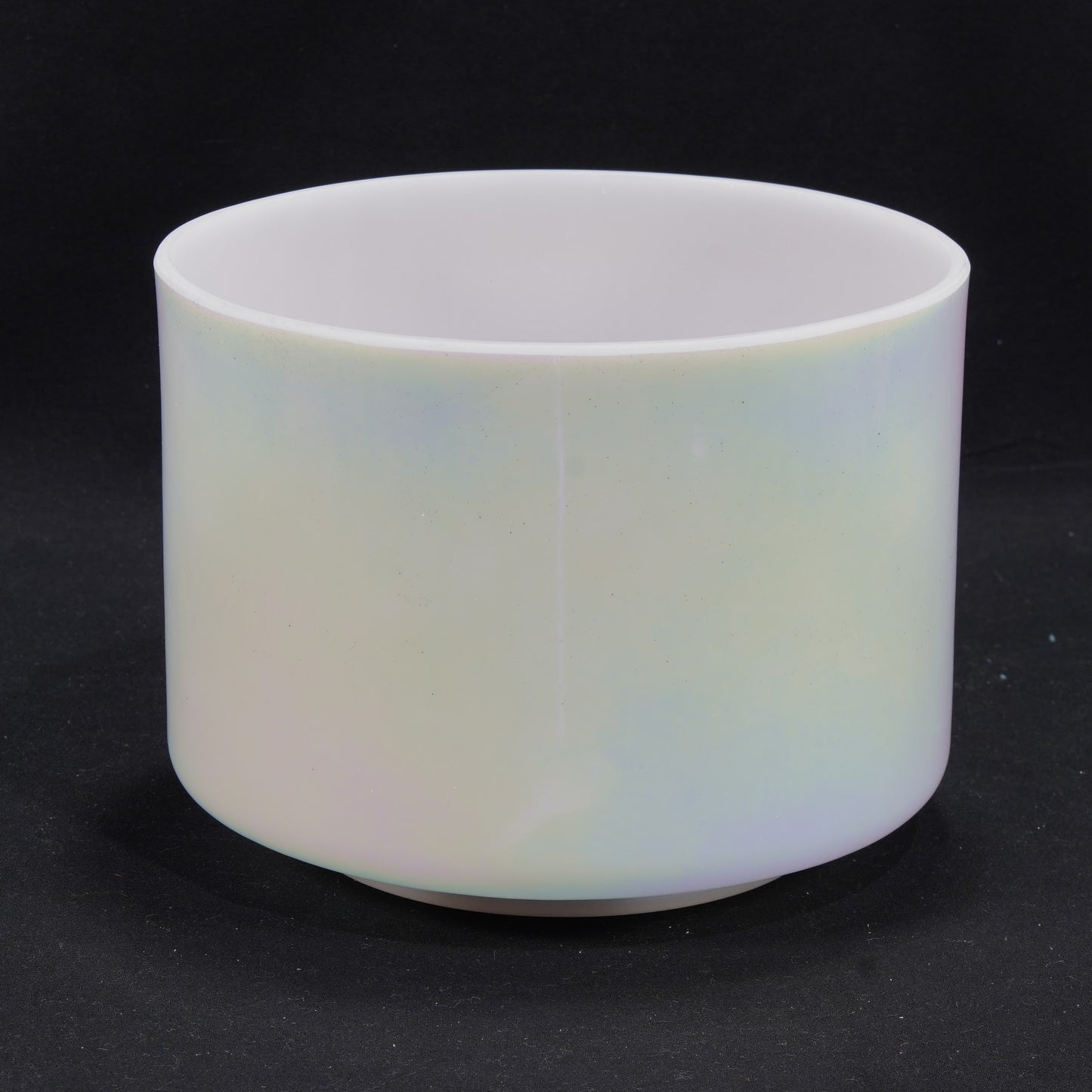 Crystal Tones 7" Mother of Platinum Clear Quartz Crystal Singing Bowl (D-25)