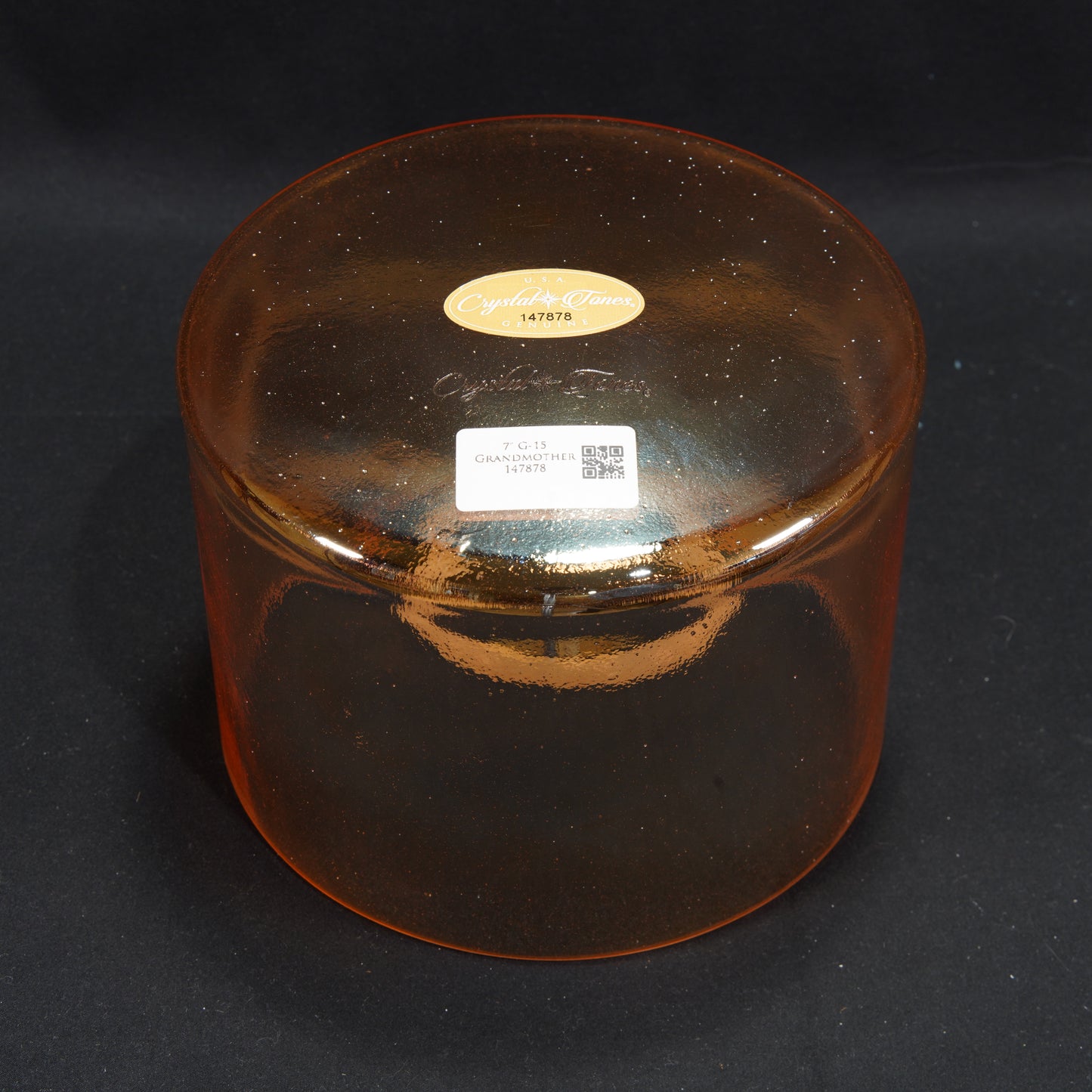 Crystal Tones 7" Grandmother Clear Quartz Crystal Singing Bowl (G-15)