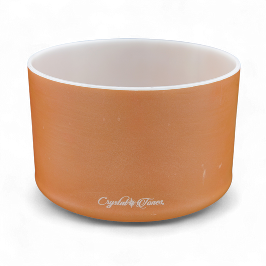 Crystal Tones 9" Laughing Buddha Quartz Crystal Singing Bowl (E4-40)