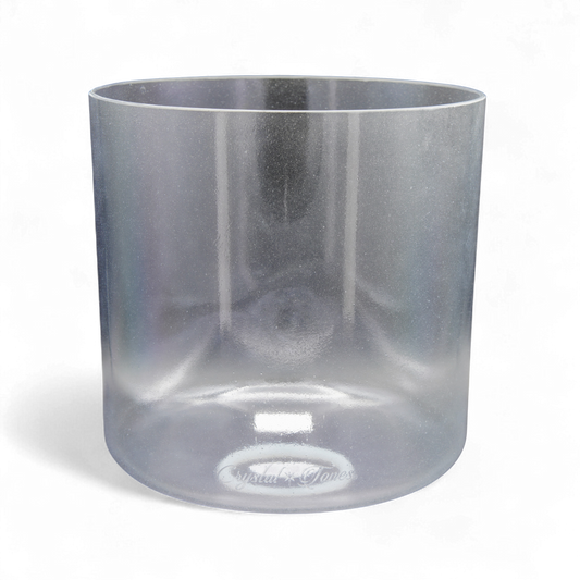 Crystal Tones 9" Androgynous Indium Quartz Crystal Singing Bowl (F3+15)