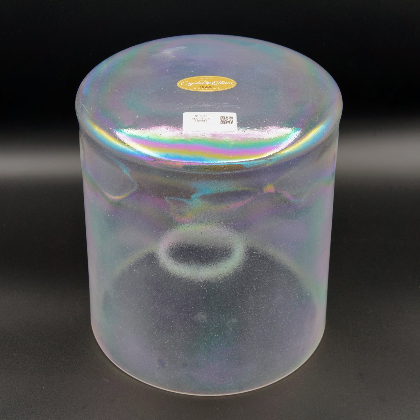 Crystal Tones 8" Platinum Quartz Crystal Singing Bowl (B3-25)