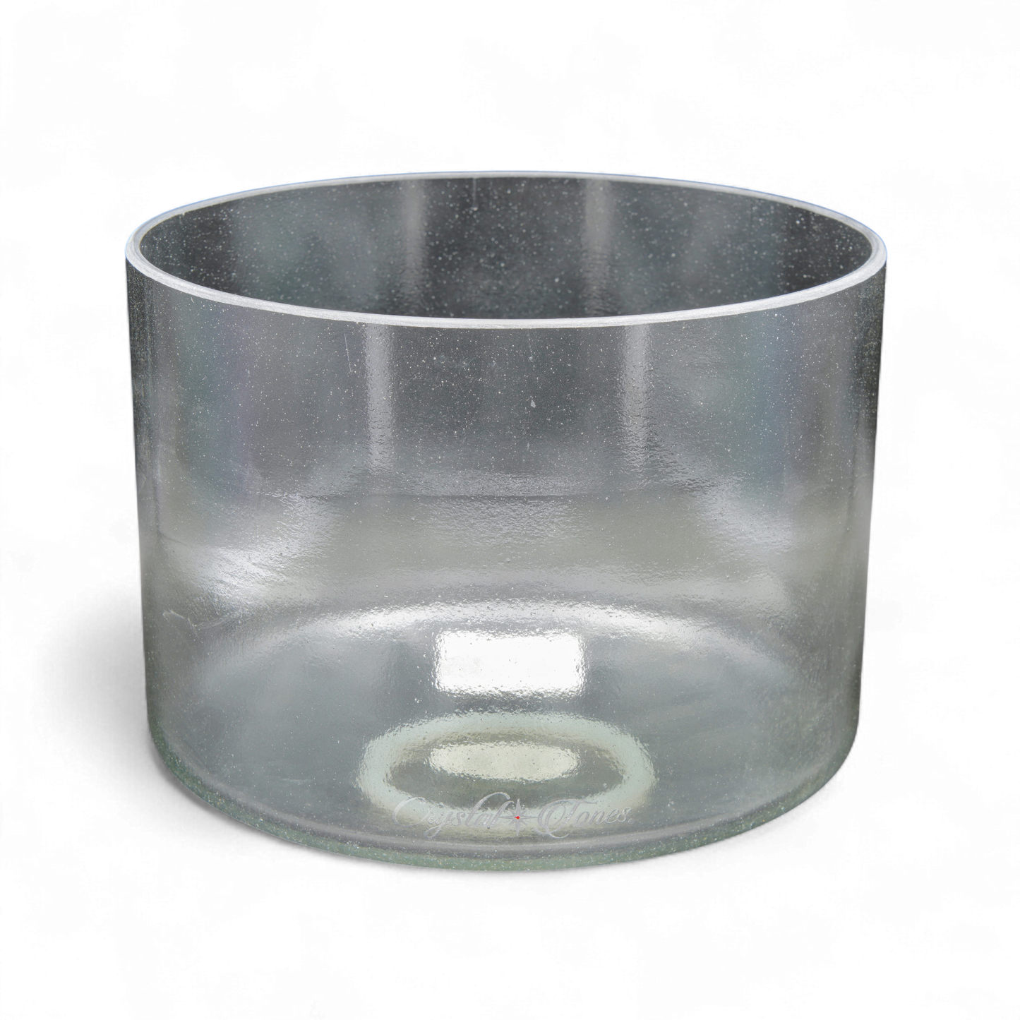 Crystal Tones 8" Sage Aura Gold Quartz Crystal Singing Bowl (D#4+15)