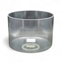 Crystal Tones 8" Sage Aura Gold Quartz Crystal Singing Bowl (D#4+15)