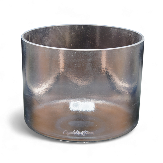 Crystal Tones 8" Tibetan Quartz Copper Quartz Crystal Singing Bowl (E4+0)