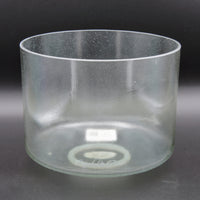 Crystal Tones 8" Sage Aura Gold Quartz Crystal Singing Bowl (C#4+15)