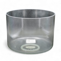 Crystal Tones 8" Sage Aura Gold Quartz Crystal Singing Bowl (C#4+15)