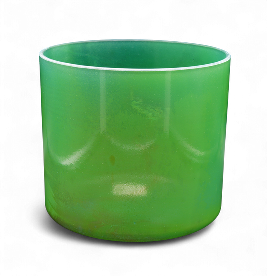 Crystal Tones 8" Chrysoprase Quartz Crystal Singing Bowl (G#4-15)