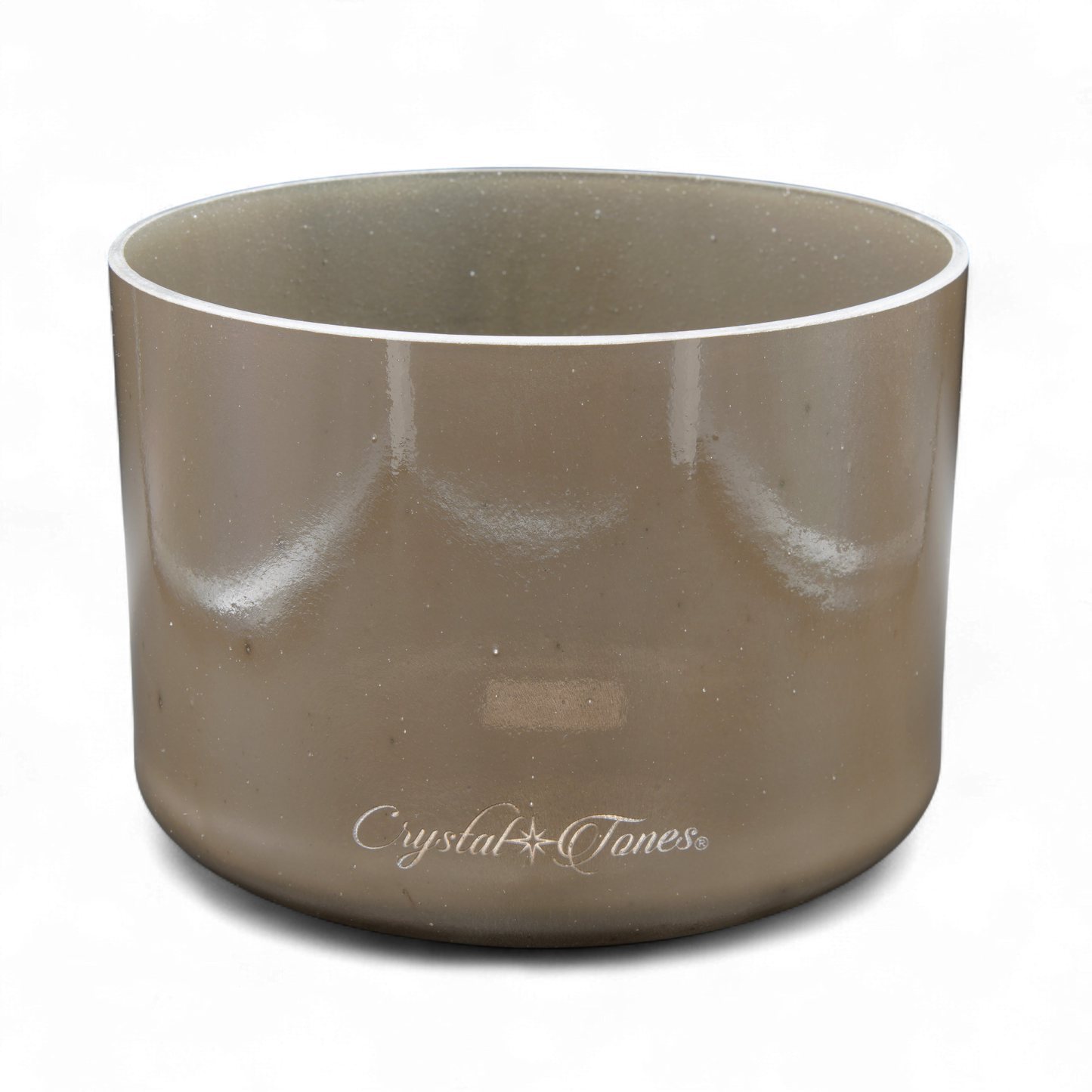 Crystal Tones 8" Charcoal Quartz Crystal Singing Bowl (F4-20)