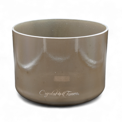 Crystal Tones 8" Charcoal Quartz Crystal Singing Bowl (F4-20)