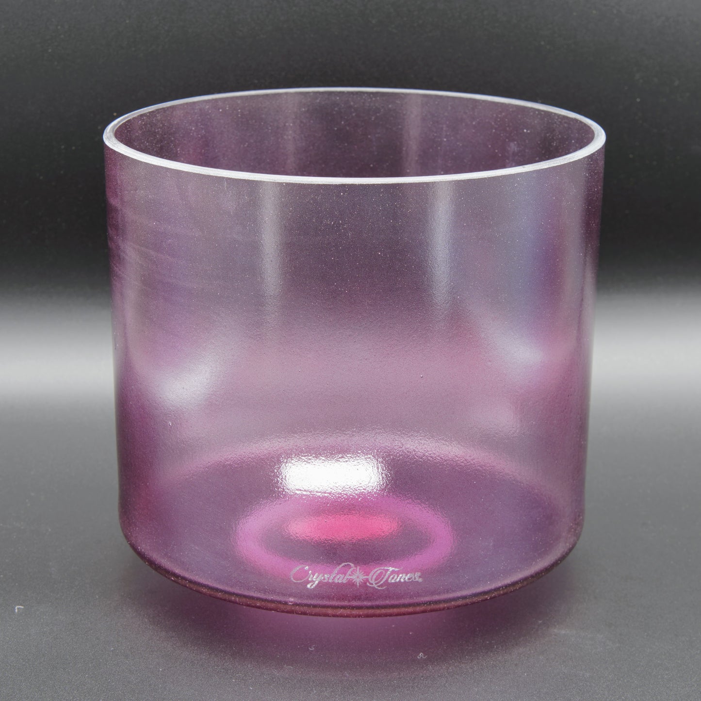 Crystal Tones 7" Lavender Aura Gold Quartz Crystal Singing Bowl (G#4-45)
