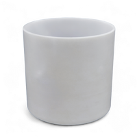 Crystal Tones 7" Palladium Quartz Crystal Singing Bowl (G#4+30)