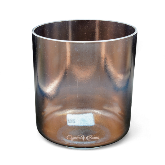 Crystal Tones 6" Tibetan Quartz Copper Quartz Crystal Singing Bowl (G#4-20)