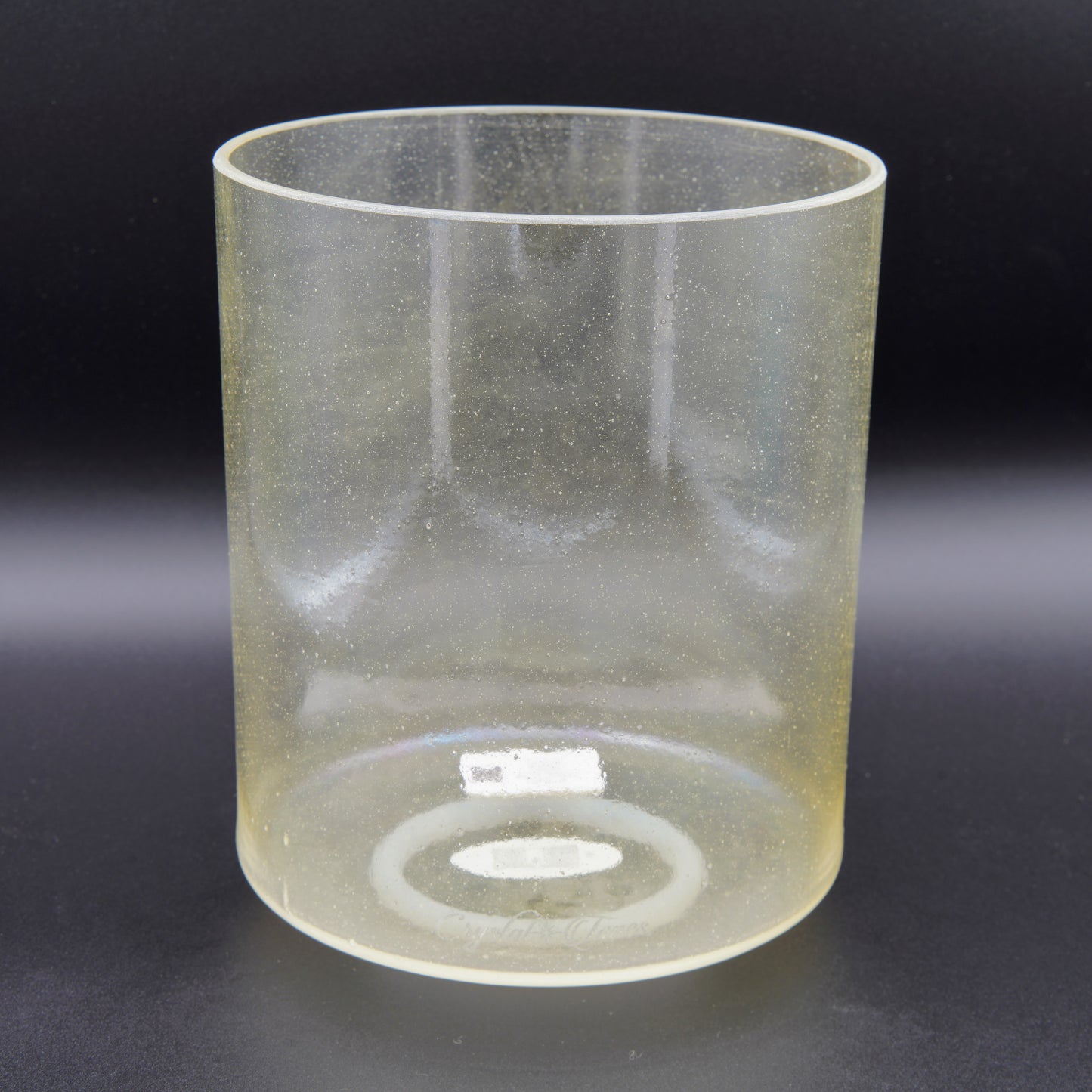 Crystal Tones 6" Lemon Aura Gold Quartz Crystal Singing Bowl (A4+40)