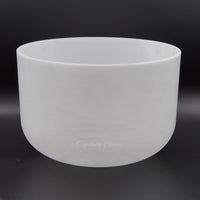 Crystal Tones 10" Platinum Quartz Crystal Singing Bowl (G#3-20)