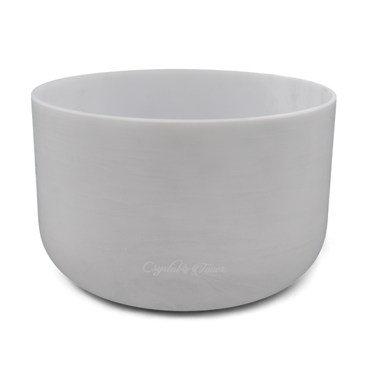 Crystal Tones 10" Platinum Quartz Crystal Singing Bowl (G#3-20)
