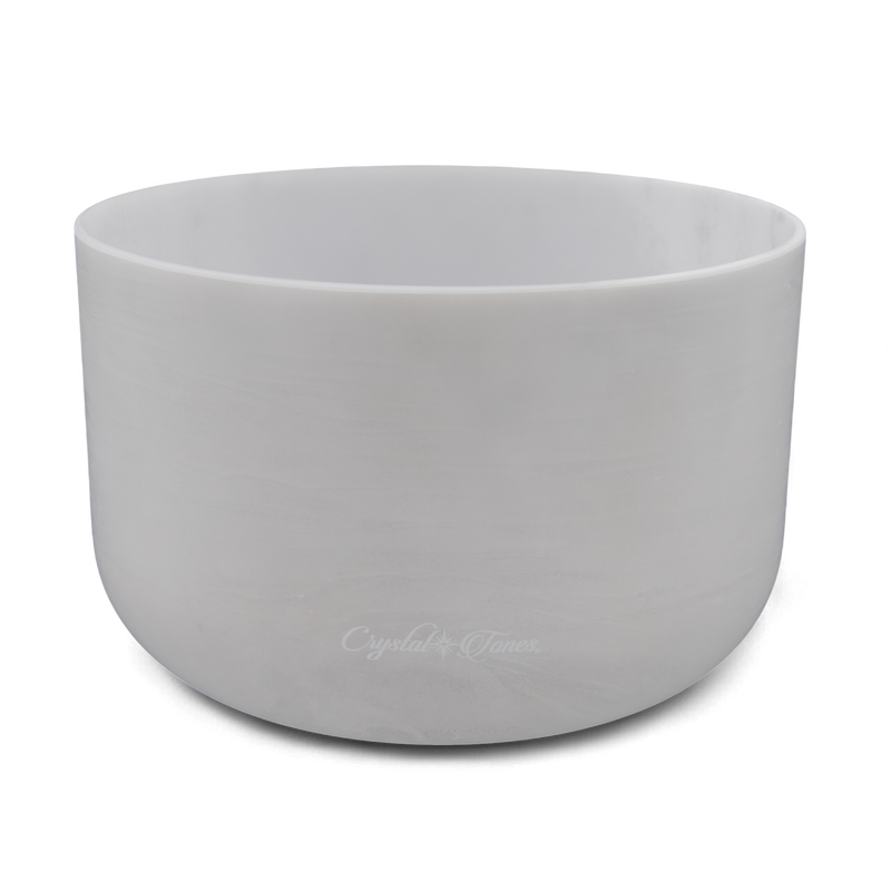 Crystal Tones 10" Platinum Quartz Crystal Singing Bowl (G#3-20)