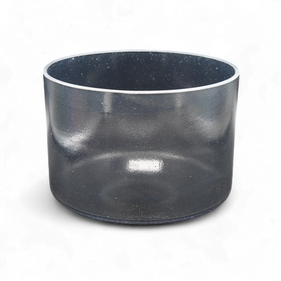 Crystal Tones 8" Shungite Clear Quartz Crystal Singing Bowl (G4+30)