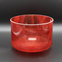 Crystal Tones 8" Ruby Clear Crystal Singing Bowl (A#4+20)