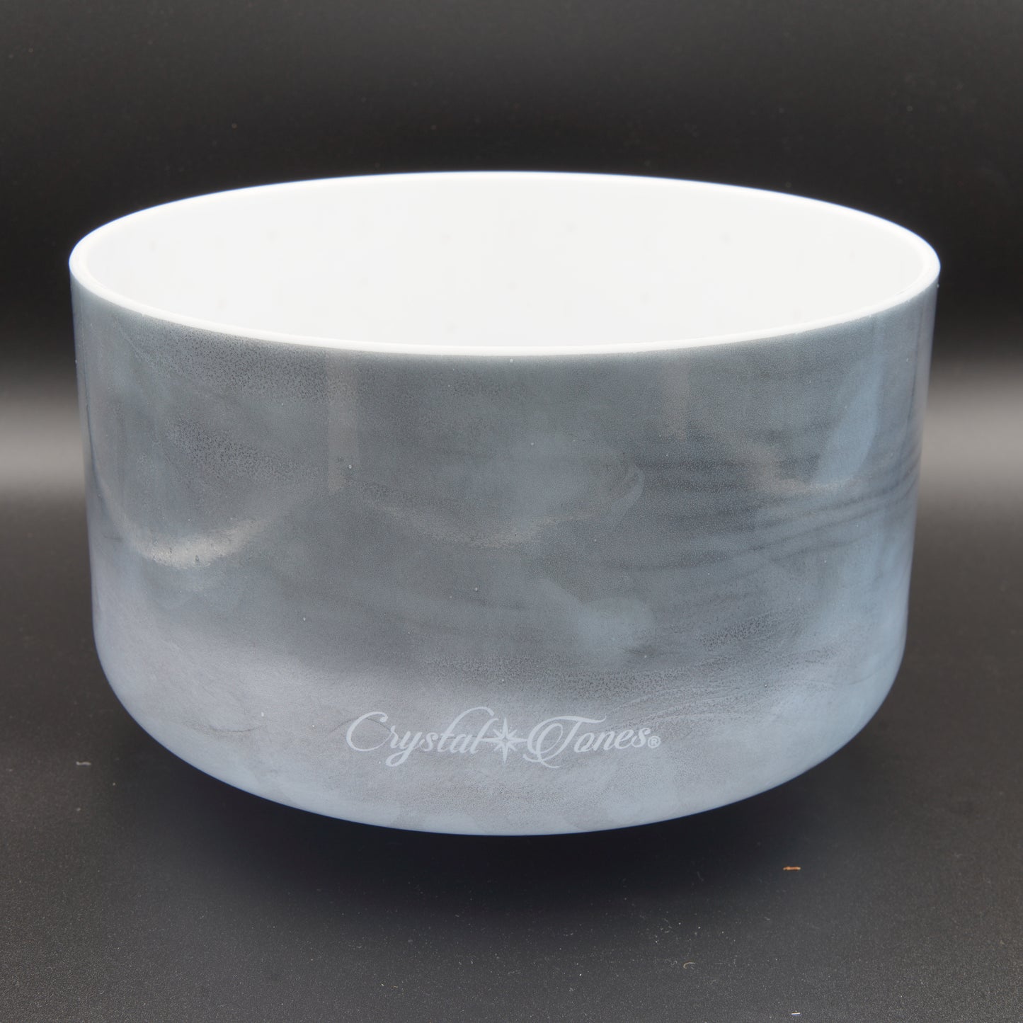 Crystal Tones 9" Kyanite Clear Quartz Crystal Singing Bowl (D#+35)