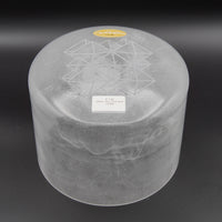 Crystal Tones 8" Great Salt Lake Clear Crystal Singing Bowl (F4-40)