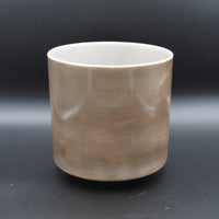 Crystal Tones 7" Charcoal Clear Quartz Crystal Singing Bowl (A#4-25)