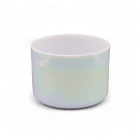 Crystal Tones 7" Mother of Platinum Clear Quartz Crystal Singing Bowl (D5-25)