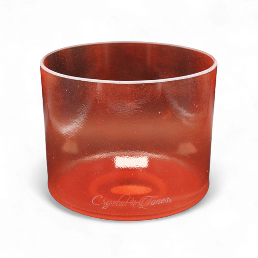 Crystal Tones 7" Rose Quartz Quartz Crystal Singing Bowl (G4-40)