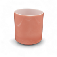 Crystal Tones 6" Rose Quartz Quartz Crystal Singing Bowl (A#4+20)