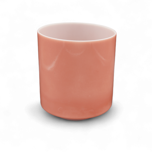 Crystal Tones 6" Rose Quartz Quartz Crystal Singing Bowl (A#4+20)