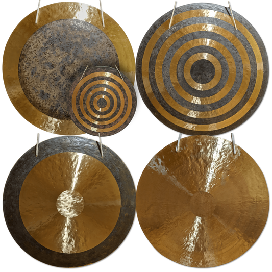 Discounted Gongs - Top Quality, Random Note, Handmade Wind Style Gongs by Raven Sounds, Free Mallet - Raven Sounds