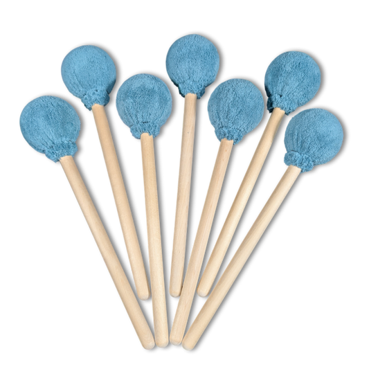 Cosmic Tones Gong Mallet by Raven Sounds, Handmade in USA, Enhanced Overtones - Raven Sounds