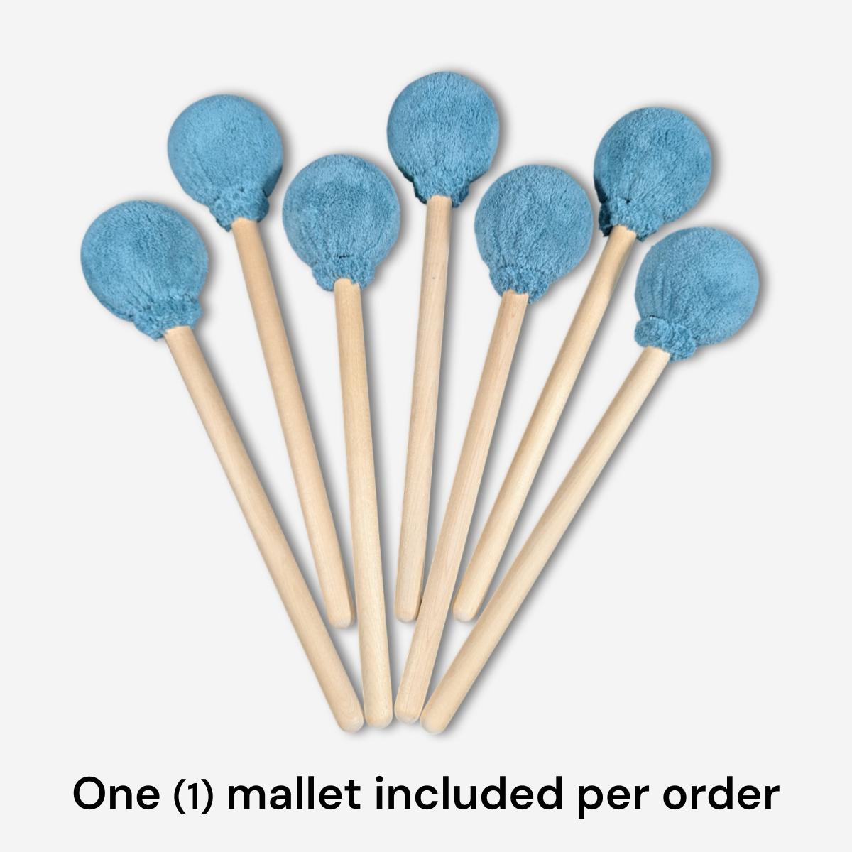 Cosmic Tones Gong Mallet by Raven Sounds, Handmade in USA, Enhanced Overtones