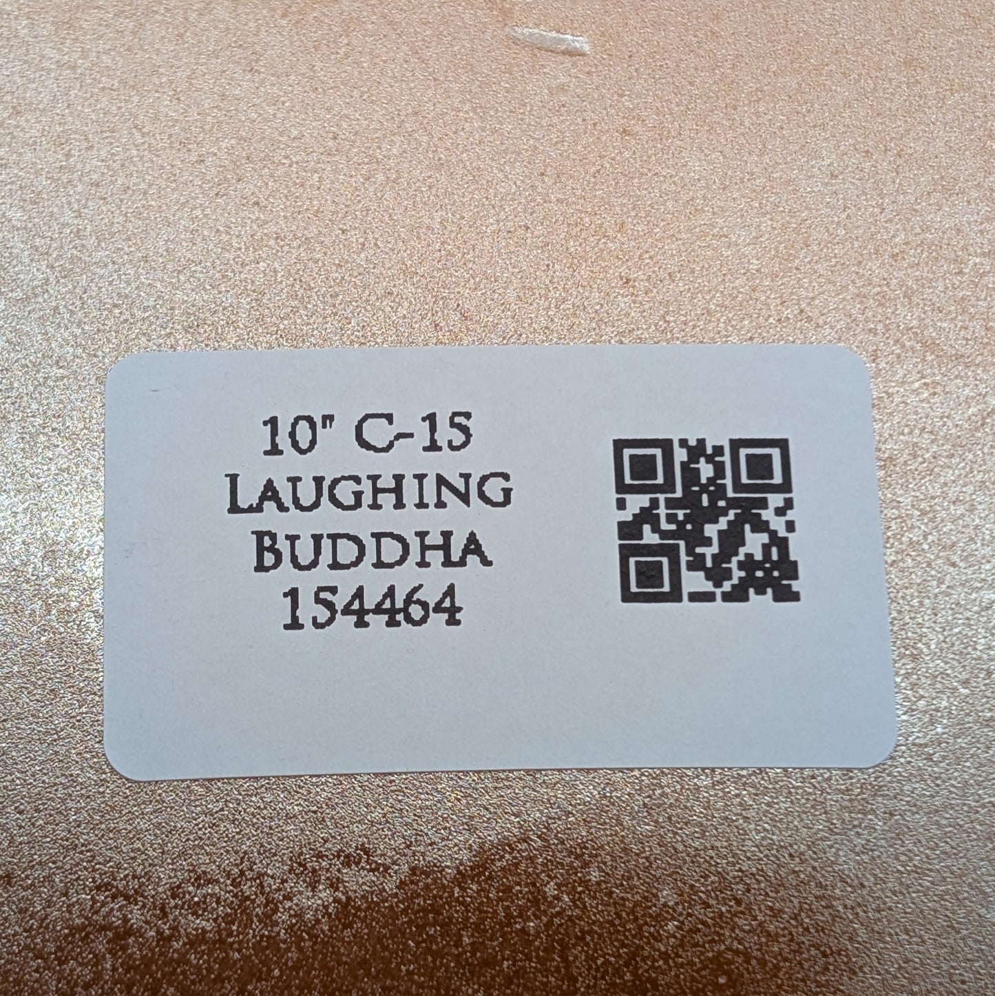 Crystal Tones 10" Laughing Buddha Quartz Crystal Singing Bowl (C4-15)