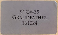 Crystal Tones 9" Grandfather Singing Bowl (C#4+35)