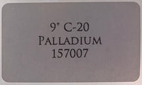 Crystal Tones 9" Palladium Singing Bowl (C4-20)