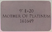 Crystal Tones 9" Mother of Platinum Singing Bowl (E4+20)