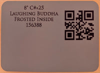 Crystal Tones 8" Laughing Buddha Singing Bowl (C#4+25)
