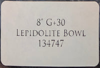 Crystal Tones 8" Lepidolite Singing Bowl (G4+30)