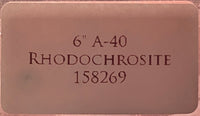 Crystal Tones 6" Rhodochrosite Singing Bowl (A4-40)