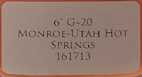 Crystal Tones 6" Monroe Utah Hot Springs Singing Bowl (G4+20)