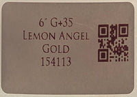 Crystal Tones 6" Lemon Angel Gold Singing Bowl (G4+35)