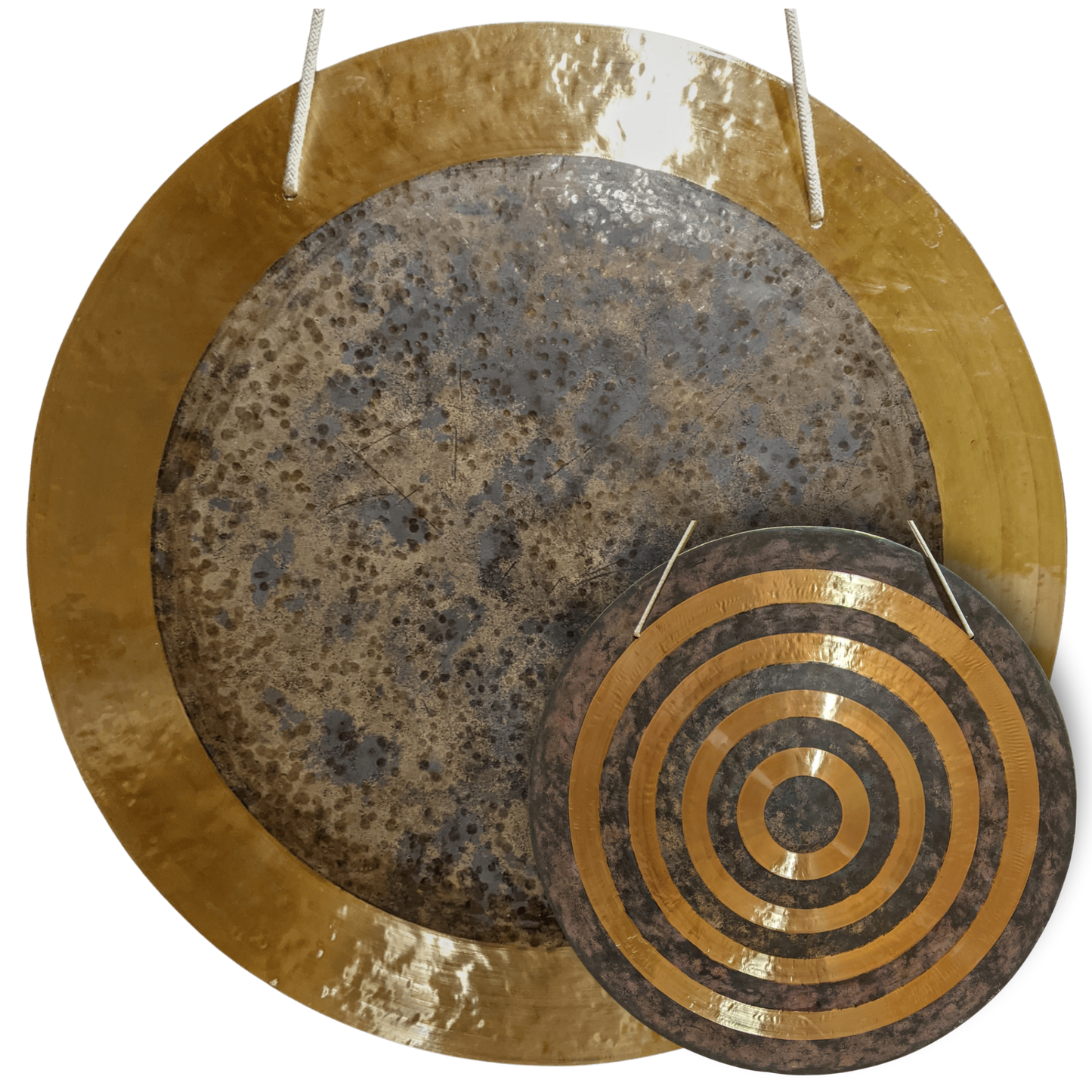 Solar Eclipse Gong by Raven Sounds, Handmade Bronze Wind Gong, Free Mallet - Raven Sounds