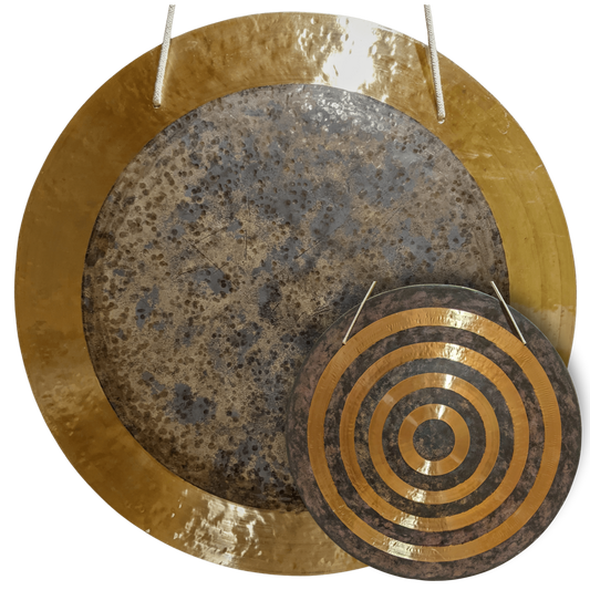 Solar Eclipse Gong by Raven Sounds, Handmade Bronze Wind Gong, Free Mallet - Raven Sounds